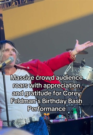 Corey Feldman Live Stage Performance Standing Ovation at Birthday Bash