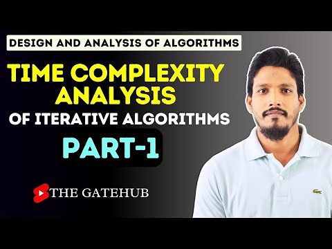 Time complexity Analysis of Iterative Algorithms | Part-1 | GATECSE | DAA