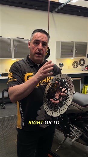 What makes a brake rotor floating? #motorcycle #brakesystem #brakerotors #gbrakes