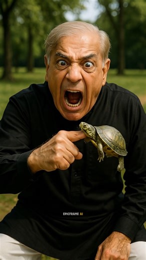 Modi’s Funny Turtles Attack Shahbaz Sharif 😂 #shorts #funny