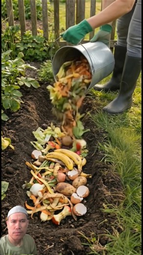 memanfaatkan limbah dapur untuk kompos tanaman