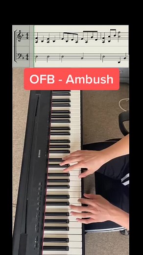 OFB Ambush Drill Music Performance with Pianist in London