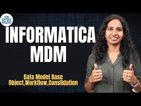 Informatica MDM Data Model Base Object, Workflow, Conslidation |Learn Informatica MDM | CyberBrainer
