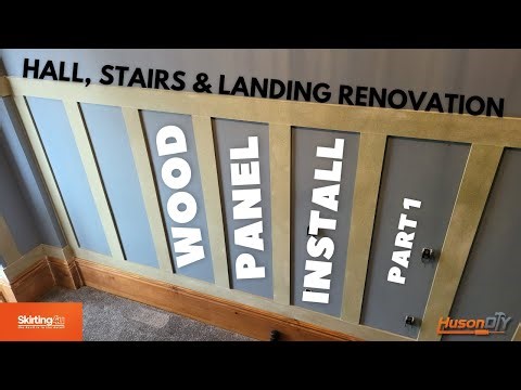 Wall Paneling Part 1 | Huson DIY | Hall, Stairs & Landing Renovation