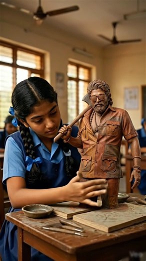 Puspa Allu Arjun Made Of Clay😳 #shorts
