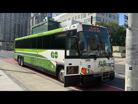 GO Transit 2011 Motor Coach Industries D4500CT 2450 on route 16 Hamilton / Toronto Express