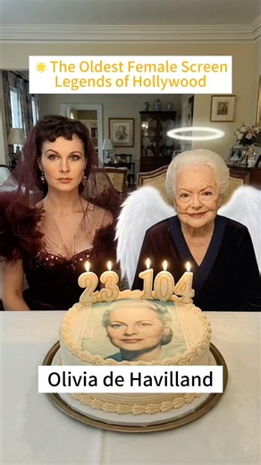 🌟The Oldest Female Screen Legends of Hollywood — Then & Now