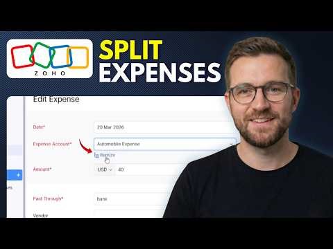 How to Split Expenses in Zoho Books (Step By Step 2026)