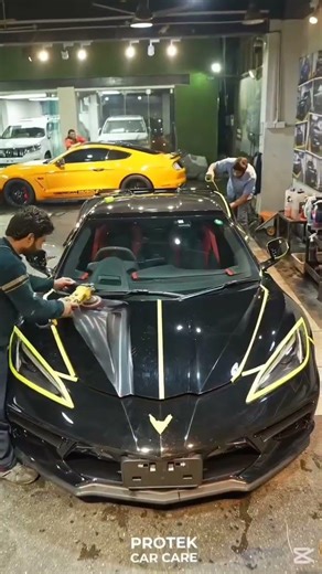 corvette wash compound and polish ready ppf #foryou #ppfprotection #onemillionviews #newreels