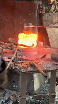 Inside the forging factory Industrial Heat and Force: Bearing Ring Forging Explained #forging