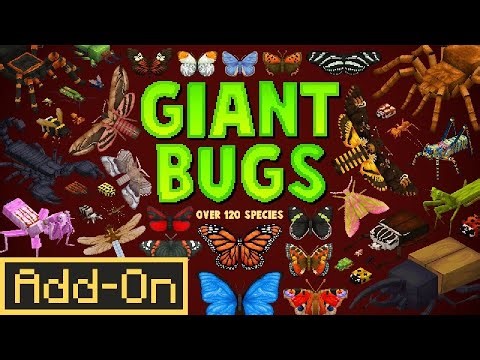GIANT BUGS Add-On Showcase | Minecraft Marketplace