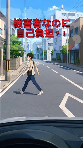​【知らないと損】被害者なのに自己負担!? 横断歩道を渡らない危険性 #道路交通法 #安全運転 #注意喚起 #shorts