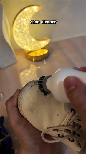 Shoe cleaner with built in brush #shoecleaner