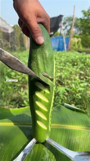 Papaya art🍃 #cuttingart #papaya #satisfying #asmr #fruitcutting #farming
