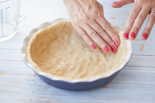 Simple Pie Crust Recipe (No Roll, 5 minutes!)