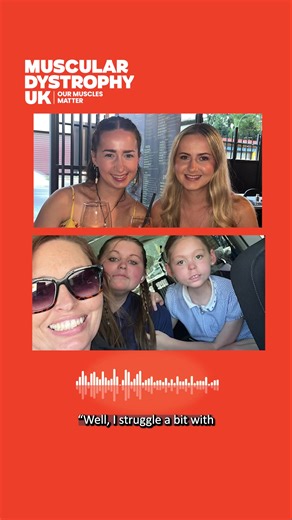 🎙️Our latest Muscles Matter podcast is out now. Sisters Cadi and Cerys, who live with limb girdle muscular dystrophy, and Leanne, a mother who lives with FSHD as does both her daughters, speak about their experiences of having several members of their families living with muscle wasting conditions. 👥 How this affects relationships 📈 Different levels of progression 🧡 Sharing support with one another Listen here: https://loom.ly/Byk3gyA | Muscular Dystrophy UK