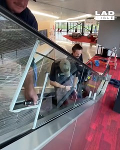 17M views · 23K reactions | Cleaning escalators looks like so much fun  | STUDENTbible | Facebook