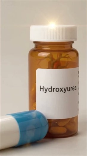 How Hydroxyurea Works in Sickle Cell Disease 🩸#short
