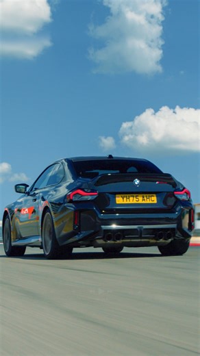 BMW’s baby M car in action 🛞💨 🚗 BMW M2 CS Watch the full video ➡️ https://youtu.be/mUioTqFps5k #BMW #M2CS #BMWM2 #TheStig #Drifting | Top Gear