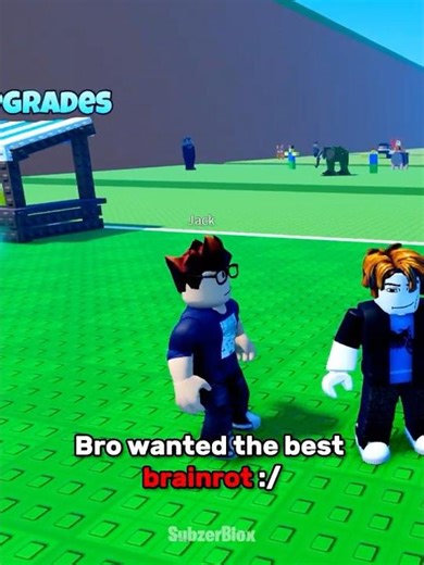 Bro wanted the best brainrot #roblox #escapetsunamiforbrainrots