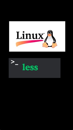 MahabBasha on Instagram: "Still using cat to read big files? That’s why you’re slow. Stop scrolling blindly through big files. less lets you: • Search instantly • Jump to specific line numbers • Filter only ERROR lines • Open files without loading everything If you work with logs and still use cat, you're wasting time. Learn tools that sysadmins actually use. #linux #learnlinux #python #devwaymahab #linuxbasics"