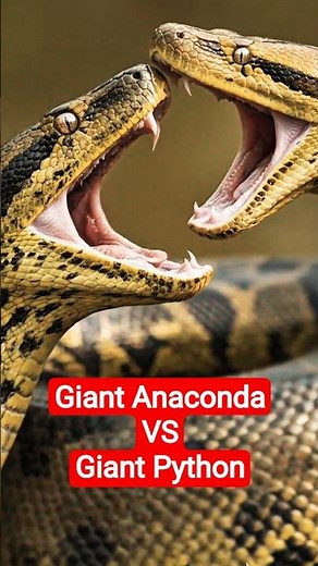 BIG ANACONDA Vs Big Python, Anaconda Dominance?