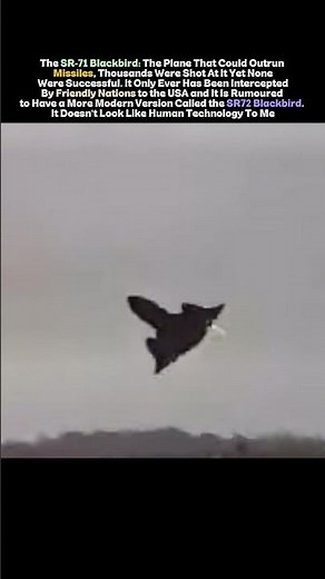 SR71 Blackbird Caught Flying Low and Fast - The Plane That Outran Missiles.
