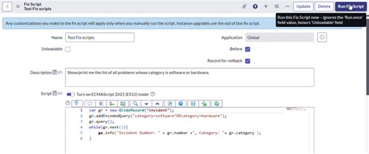 ServiceNow Fix Script: Querying Incidents by Category | Madhu Vyshnavi posted on the topic | LinkedIn