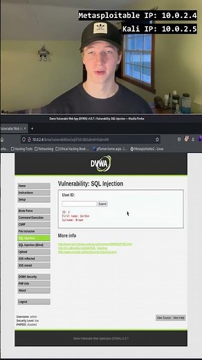 Learn to Hack Day 23: Basic SQL Injection #cybersecurity #hacker #tutorial #tips #hack #sql #coding
