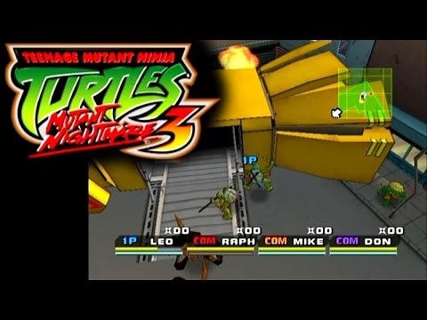 Teenage Mutant Ninja Turtles 3: Mutant Nightmare ... (PS2) Gameplay