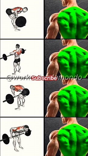 Back workout at gym | back workout with dumbbells | lower back workout