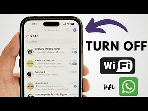 How to Turn Off WiFi for WhatsApp on iPhone
