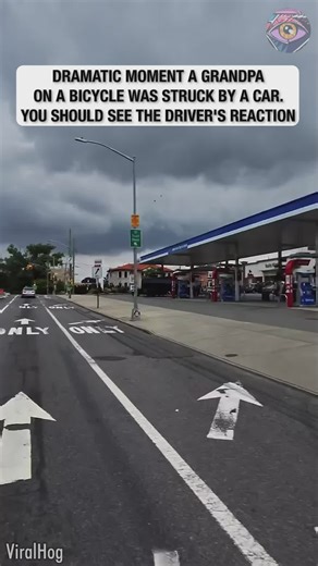 Good Samaritan help elderly biker hit by a car | Bright Side