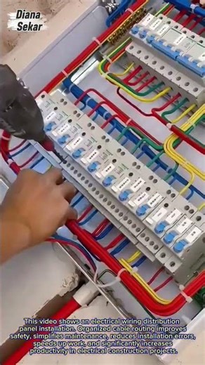 Electrical Wiring Distribution Panel | Neat Installation & Higher Productivity
