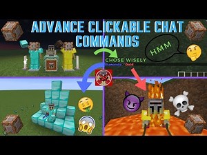 Command Block Tutorial #39: Advance Clickable Chat Commands in Minecraft (1.14+)