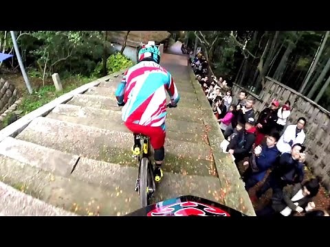 Downhill Mountain Bike Racing at a shrine in Japan | Red Bull Holy Ride 2014 Japan
