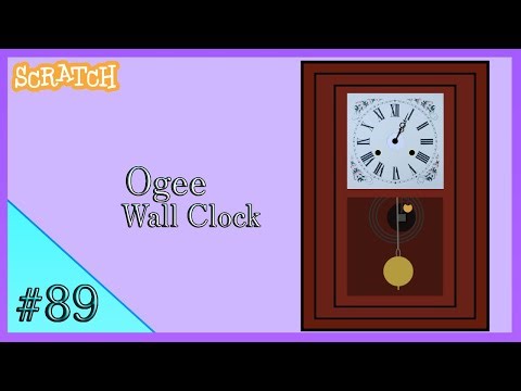 Ogee Wall Clock (Gong-Strike) | Scratch Project (#89)