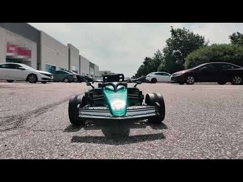 24V Aston Martin F1 ride-on car with remote control! #voltztoys #rideoncar