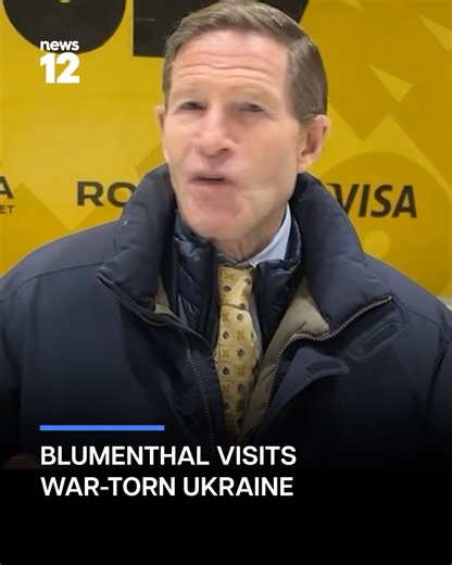 BLUMENTHAL VISIT: Sen. Richard Blumenthal is visiting Ukraine, where he says residents are living without heat, electricity, water and with very little food. Many schools and hospitals have been bombed amid a heavy Russian military presence. He says he met kidnapped children who described being forced by Russians to change how they speak and think and told their parents would no longer be in their lives. Blumenthal is in Europe for the 2026 Munich Security Conference and is due back in the U.S. 