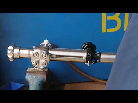 Grabbing a sample using BIAR Sample Cylinder