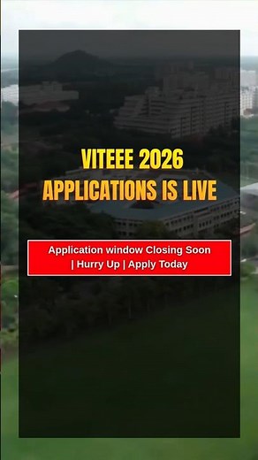 VITEEE 2026 Application Form LIVE | Register Now for VIT B.Tech Admission