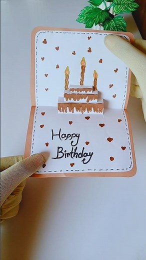 CUTE POP UP CARD DIY #birthday #homemadepapercraft #diy