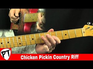 Chicken Pickin Riffin Country Guitar Lesson in the style of Brad Paisley