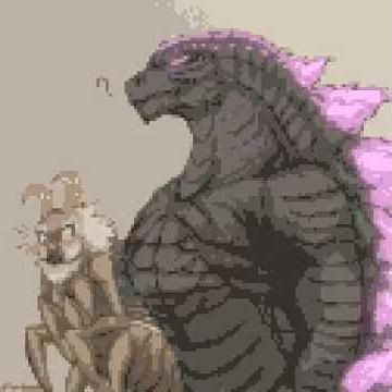 Evolved Godzilla and Mothra Drawing Part 1 #drawing #art