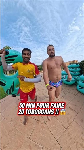 30MIN POUR TESTER LE PLUS GROS PARC AQUATIQUE DU MAROC !! 🥵 #funnyvideos #viral #waterpark