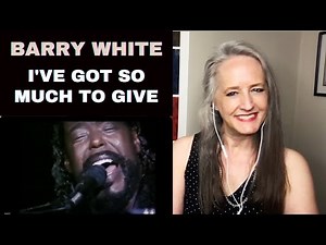Voice Teacher Reaction to Barry White live in Birmingham 1988 - I've Got So Much To Give