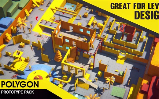 Unity – 风格化低多边形场景 POLYGON Prototype – Low Poly 3D Art
