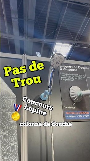 A solution for mounting your shower head without drilling in under three seconds.