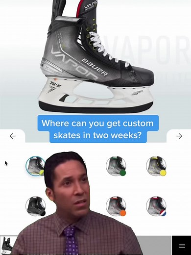 Custom Hockey Skates Available at Bauer
