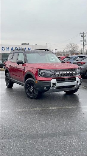 Ruby Red 2025 Bronco Sport Badlands